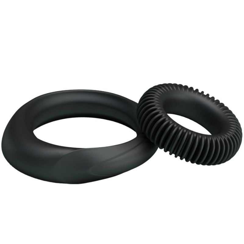 BAILE - KIT OF 2 SILICONE RINGS RING MANHOOD