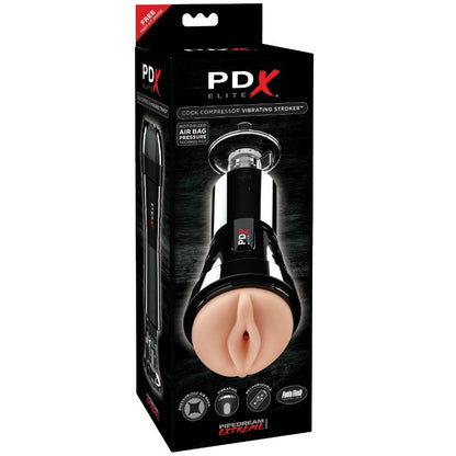 PDX ELITE - VIBRATING COCK COMPRESSOR STROKER