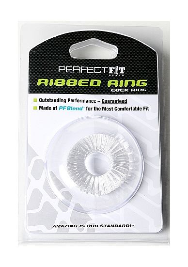 PERFECT FIT BRAND - TRANSPARENT RIBBED RING