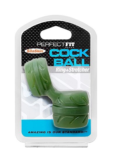 PERFECT FIT BRAND - SILASKIN COCK &amp; BALL GREEN