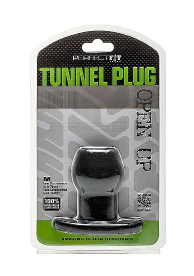 PERFECT FIT BRAND - ASS TUNNEL PLUG SILICONE BLACK M