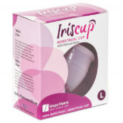 IRISCUP - COPPA MESE GRANDE ROSA + SACCHETTO STERILIZZATORE GRATUITO - IRISCUP | Lingerie Harness Boutique