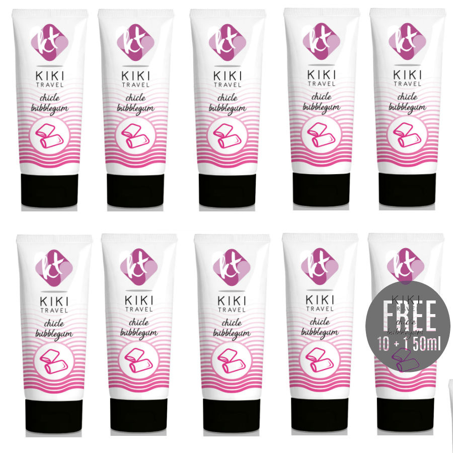 KIKÍ TRAVEL - LUBRIFICANTE GUSTO GUM 50ML 10+1 IN OMAGGIO - KIKÍ TRAVEL | Lingerie Harness Boutique