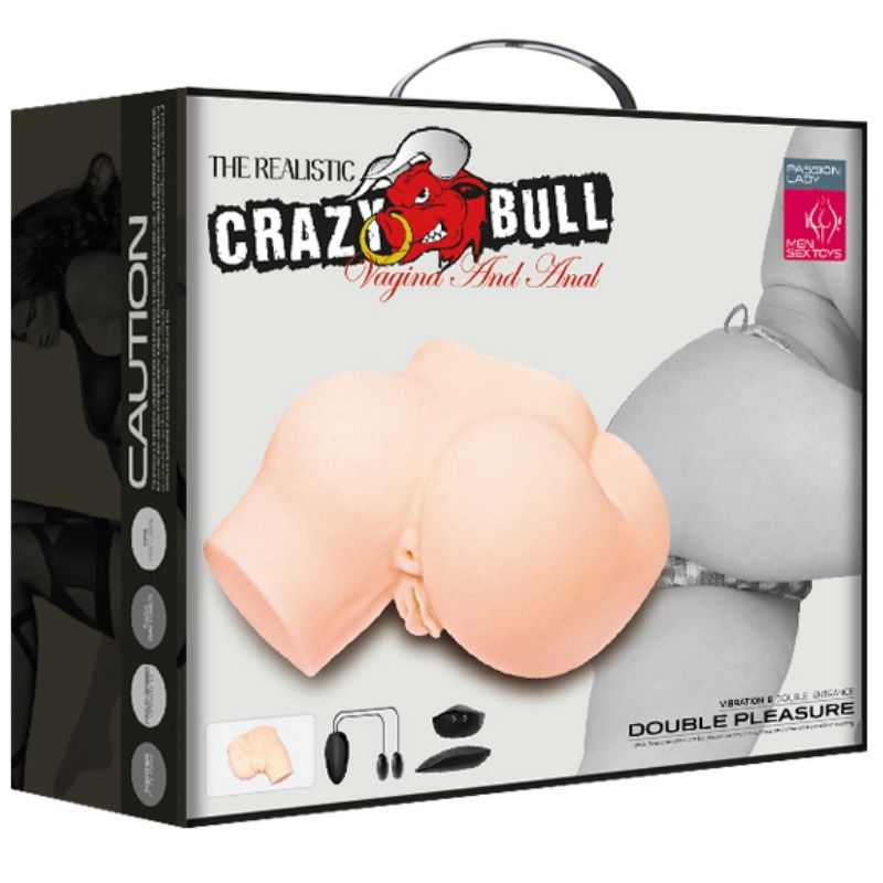 CRAZY BULL - CALCIO CON VAGINA E ANO REALISTICI E VIBRAZIONI - CRAZY BULL | Lingerie Harness Boutique
