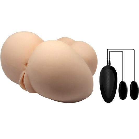 CRAZY BULL - VAGINA E ANO REALISTICI CON VIBRAZIONE POSIZIONE 6 - CRAZY BULL | Lingerie Harness Boutique