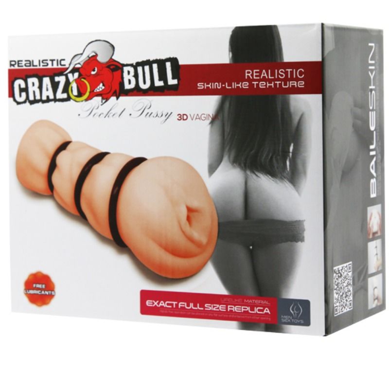 CRAZY BULL - VAGINA MASTURBATOR WITH RINGS