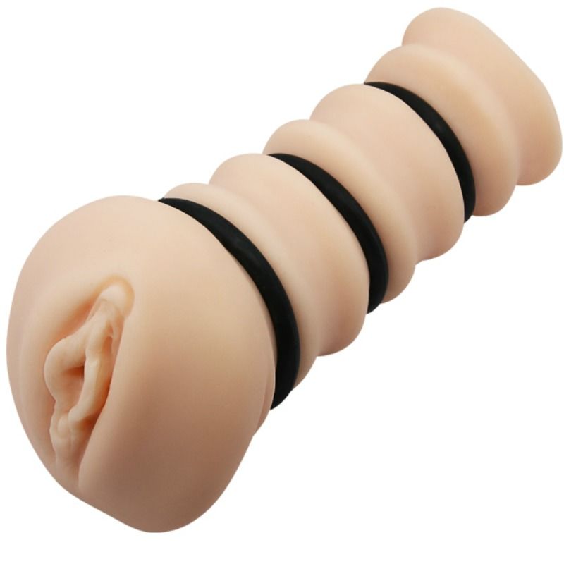 CRAZY BULL - MASTURBADOR CON ANELLI VAGINA MODELLO 2 - CRAZY BULL | Lingerie Harness Boutique