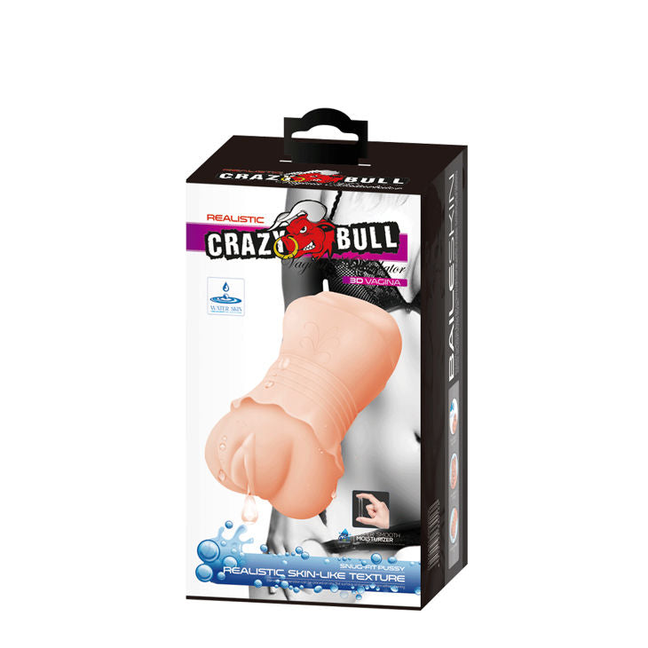 CRAZY BULL - MASTURBADOR PELLE ACQUA MODELLO VAGINA 2 - CRAZY BULL | Lingerie Harness Boutique