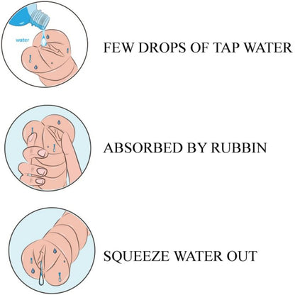 CRAZY BULL - MASTURBADOR PELLE ACQUA MODELLO VAGINA 3 - CRAZY BULL | Lingerie Harness Boutique