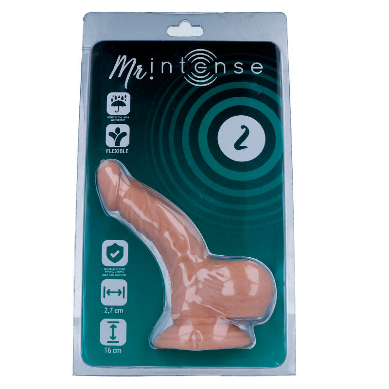 MR INTENSE - 2 PENE REALISTICO 16 CM -O- 2.7 CM - MR. INTENSE | Lingerie Harness Boutique