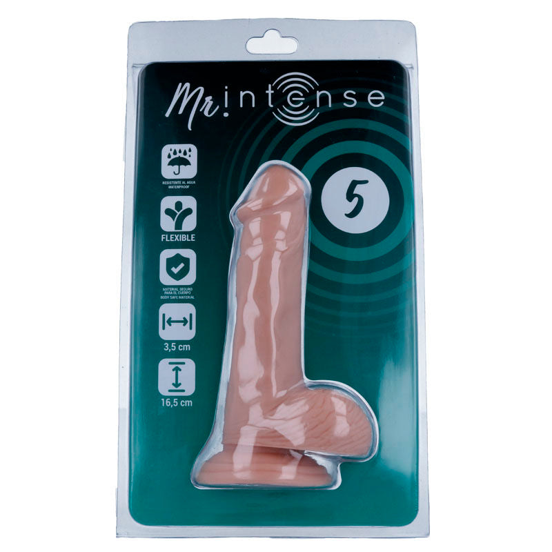 MR INTENSE - 5 PENE REALISTICO 16.5 CM -O- 3.5 CM - MR. INTENSE | Lingerie Harness Boutique