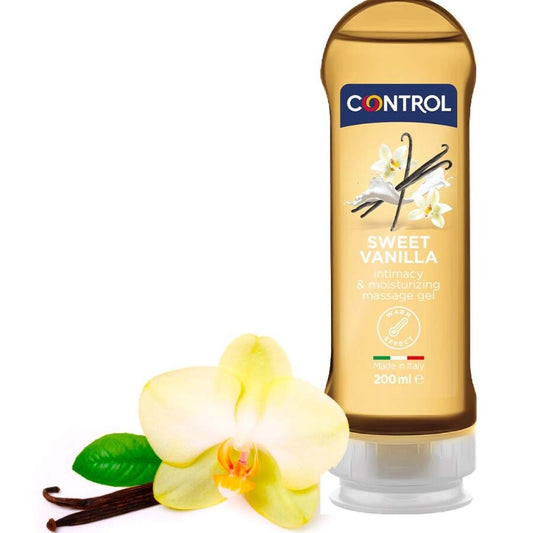 CONTROL - MASSAGGIO 2 EN 1 E PIACERE DOLCEZZA DEL MADAGASCAR 200 ML - CONTROL LUBES | Lingerie Harness Boutique