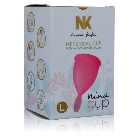 NINA KIKÍ - PINK MENSTRUAL CUP - SIZE L