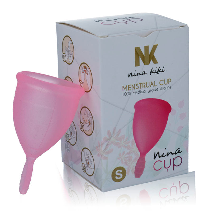 NINA KIKÍ - PINK MENSTRUAL CUP - SIZE S