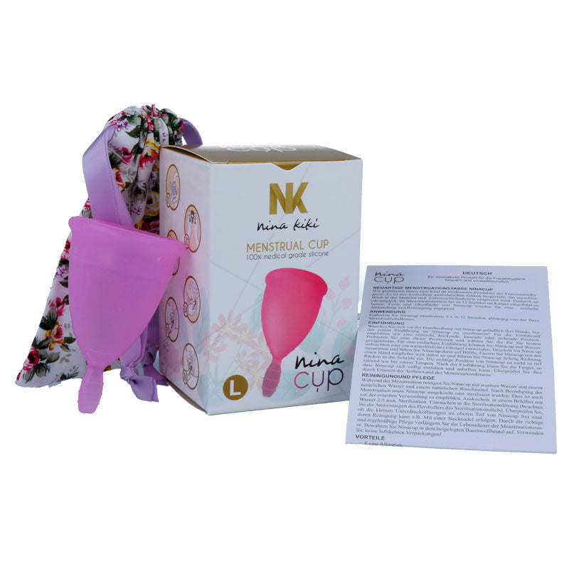 NINA KIKÍ - PURPLE MENSTRUAL CUP - SIZE L