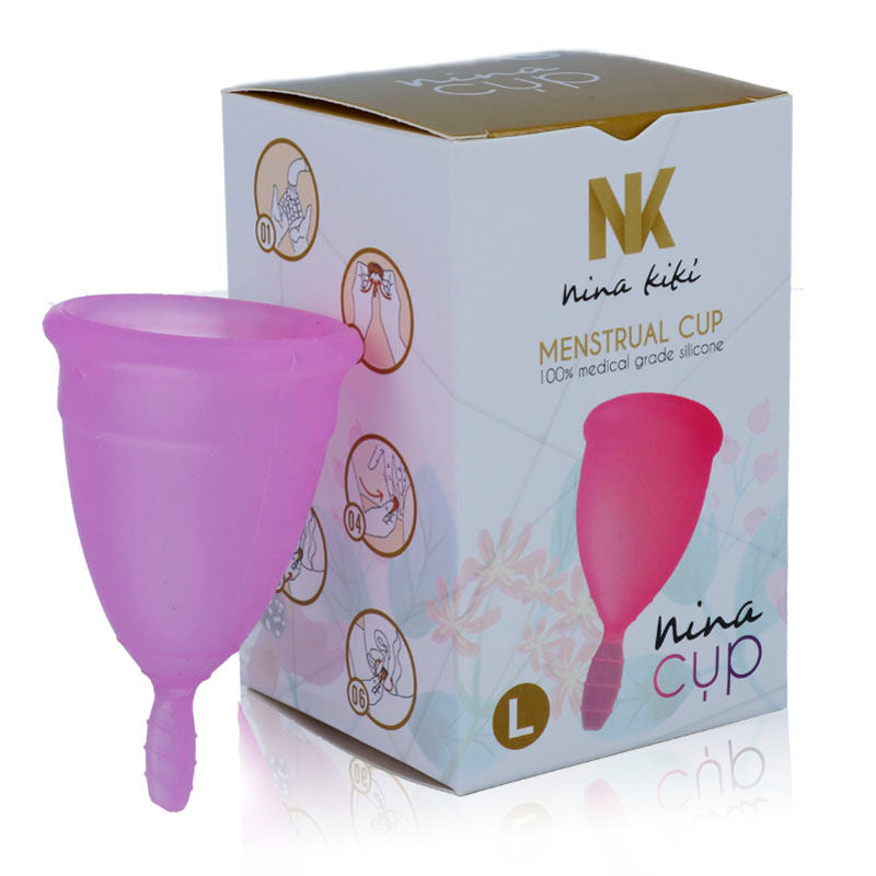 NINA KIKÍ - PURPLE MENSTRUAL CUP - SIZE L