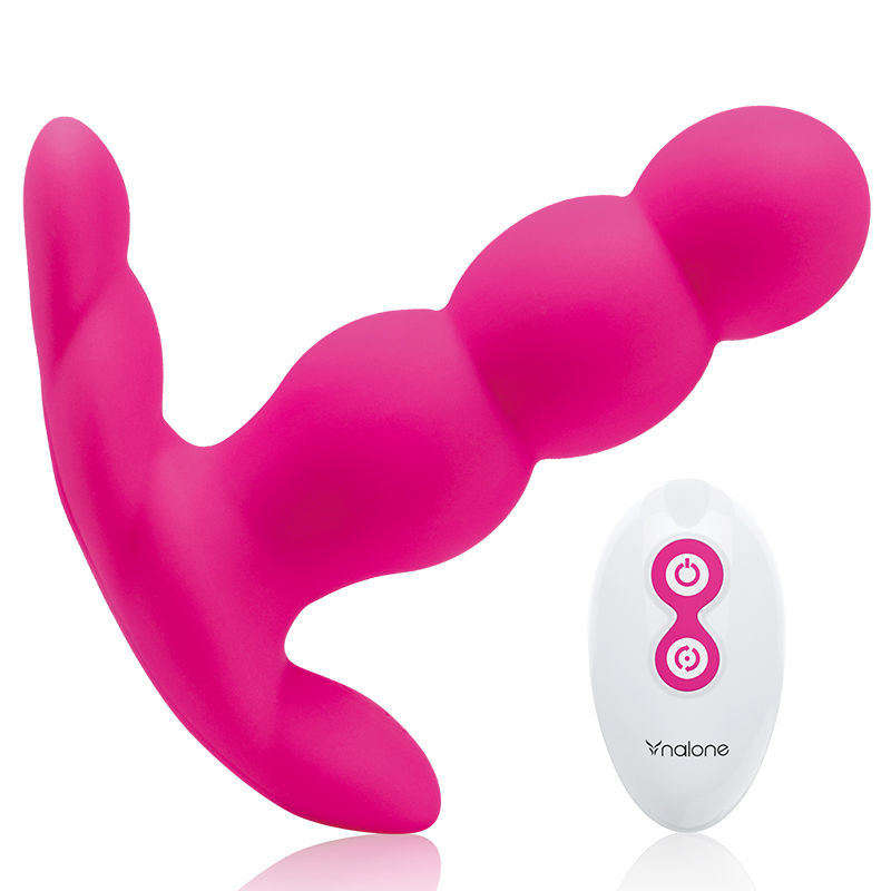 NALONE - PEARL ANAL VIBRATOR BLACK REMOTE CONTROL