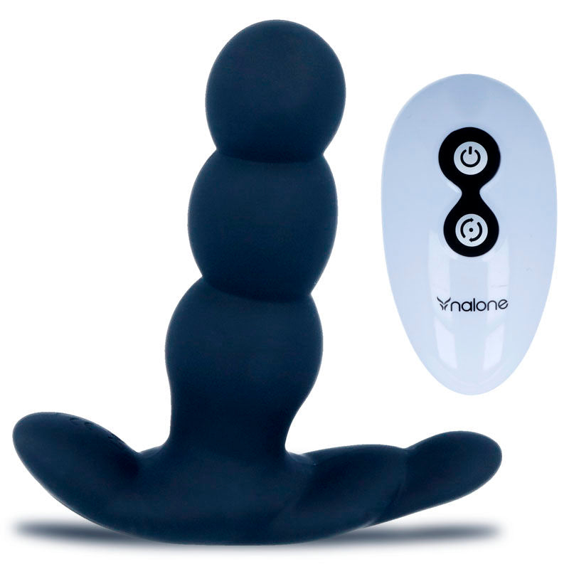 NALONE - PEARL ANAL VIBRATOR BLACK REMOTE CONTROL