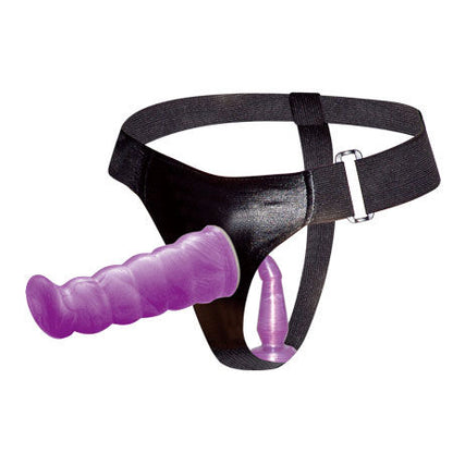 BAILE - FEMALE ANAL AND VAGINAL HARNESS LILAC G-SPOT 17 CM