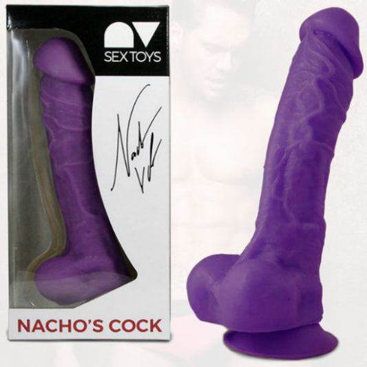 NACHO VIDAL - REPLICA PENE NACHO VIDAL 24CM LILLA