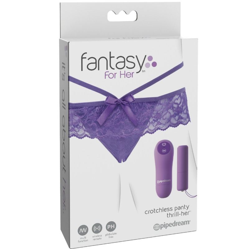 FANTASY FOR HER - EXCITING CROTHLESS PANTY