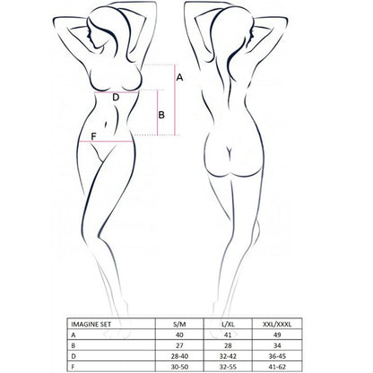 PASSION - SET DONNA IMAGINE TAGLIA L/XL - PASSION WOMAN SETS | Lingerie Harness Boutique