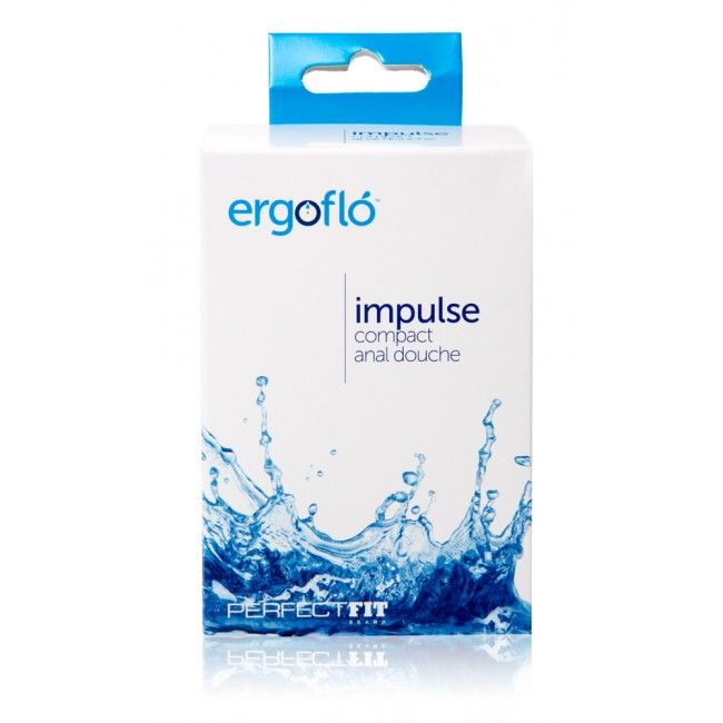 PERFECT FIT BRAND - ERGOFLO IMPULSE ANAL DOUCHE BLACK