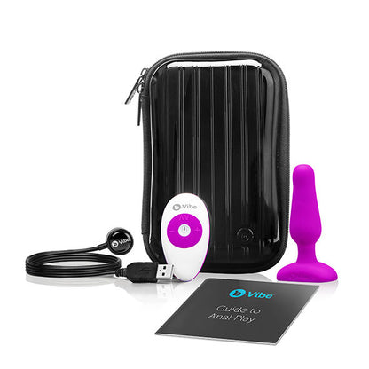 B-VIBE - NOVICE REMOTE CONTROL ANAL PLUG FUCHSIA