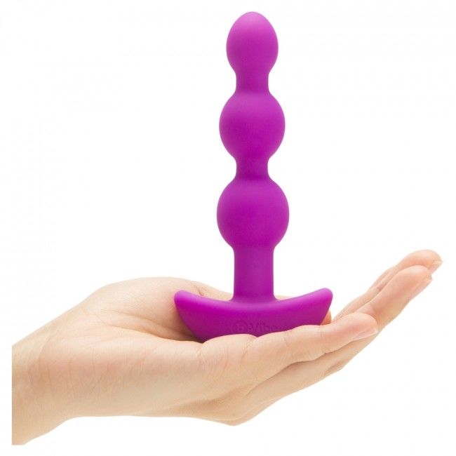 B-VIBE - ANAL REMOTE CONTROL TRIPLET PINK BEADS