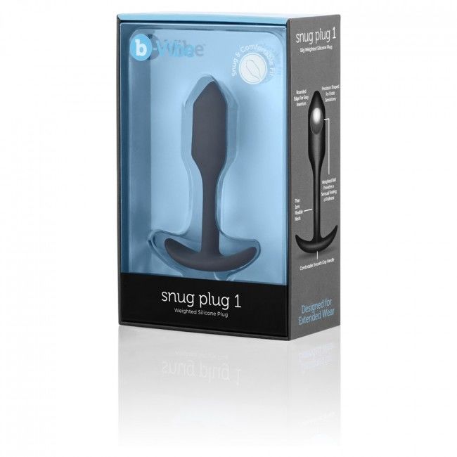 B-VIBE - SNUG PLUG 1 BLACK