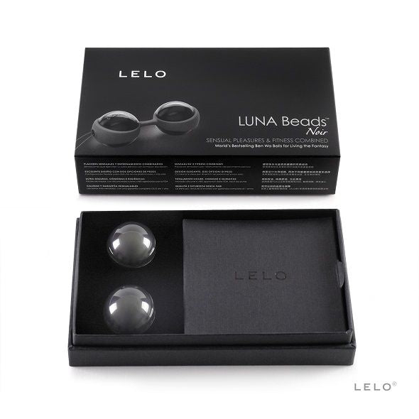 LELO - SFERE CINESI LUNA BEADS NOIR - LELO | Lingerie Harness Boutique