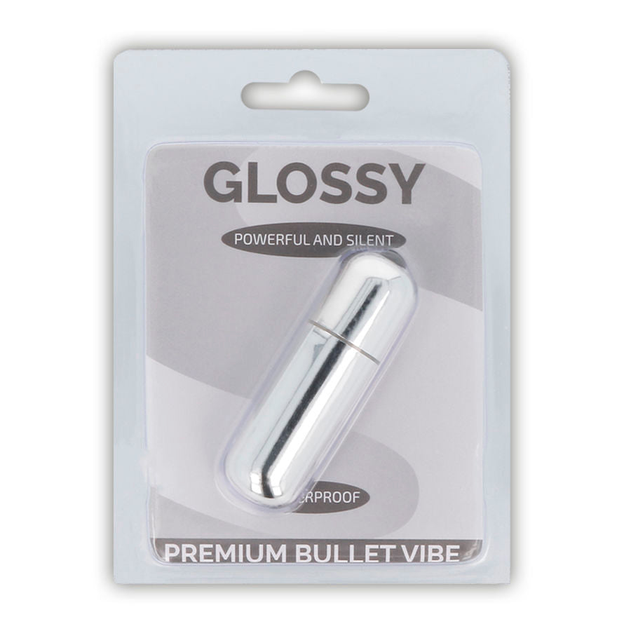 GLOSSY - VIBRATING BULLET PREMIUM VIBE 10V SILVER