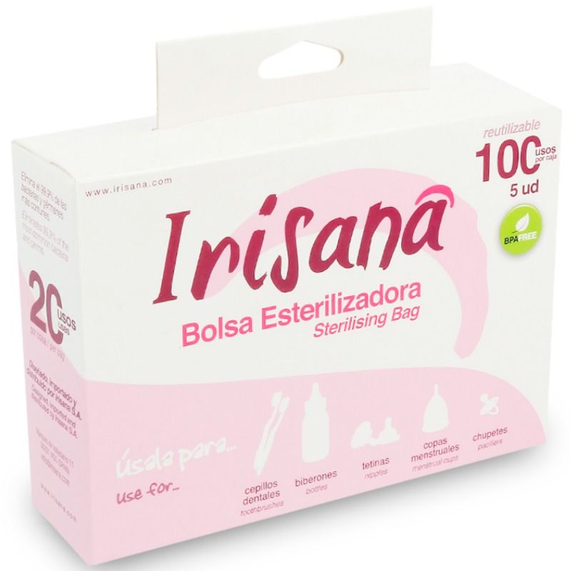 IRISANA - BORSA STERILIZZATORE 5 UNITÀ - IRISCUP | Lingerie Harness Boutique