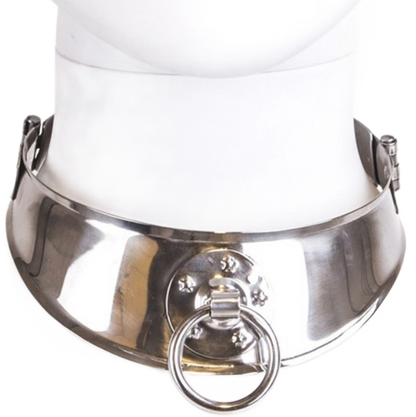 METAL HARD - COLLARE DI TRATTENUTA CON ANELLO - METAL HARD | Lingerie Harness Boutique