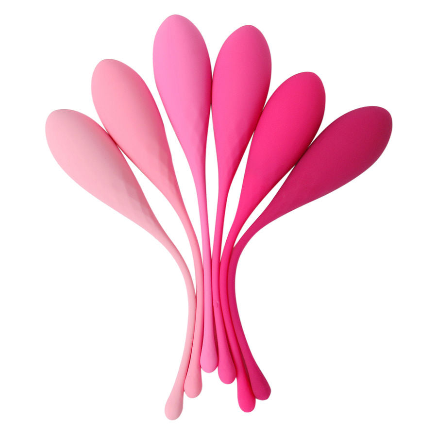 LESLIE - SET PER ALLENAMENTO MUSCOLI PELVICI  KEGEL FIT 6 PEZZI - LESLIE | Lingerie Harness Boutique