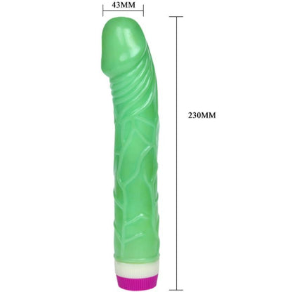 BAILE - VIBRATORE ONDE DI PIACERE 23 CM VERDE - BAILE VIBRATORS | Lingerie Harness Boutique