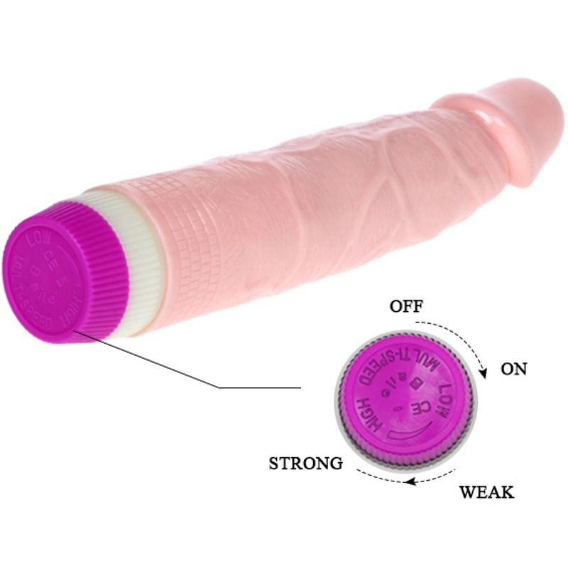 BAILE - VIBRATORE REALISTICO PER PRINCIPIANTI 21.5 CM - BAILE VIBRATORS | Lingerie Harness Boutique