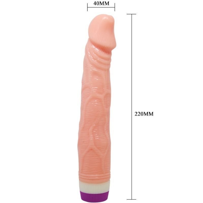 BAILE - VIBRATORE NATURALE REALISTICO 22 CM - BAILE VIBRATORS | Lingerie Harness Boutique