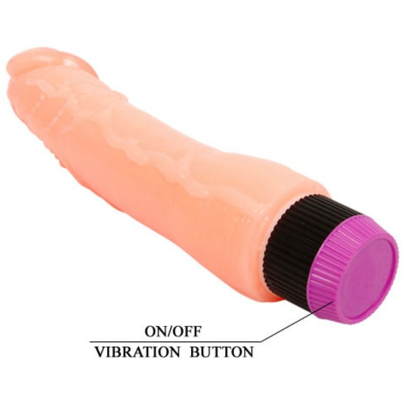 BAILE - VIBRATORE REALISTICO FLESSIBILE NATURALE 24 CM - BAILE VIBRATORS | Lingerie Harness Boutique