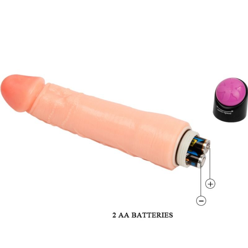 BAILE - REALISTIC FLEXIBLE VIBRATOR 25 CM