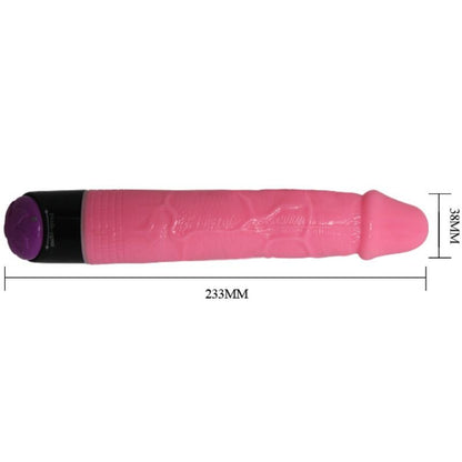 BAILE - VIBRATORE SEX REALISTICO COLORATO ROSA 23 CM - BAILE | Lingerie Harness Boutique