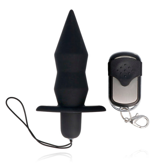 SPIRIT - BLACK REMOTE CONTROL ANAL PLUG