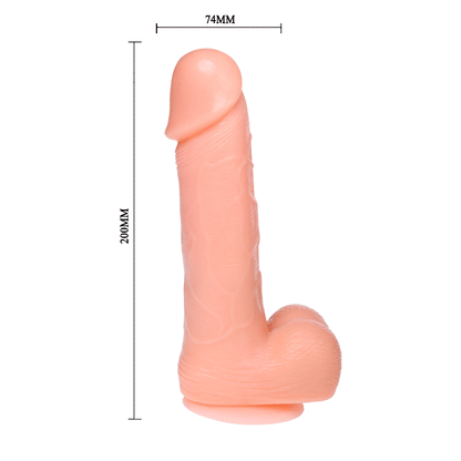 BAILE - DILDO DONG REALISTIC VIBRATION AND ROTATION 20 CM