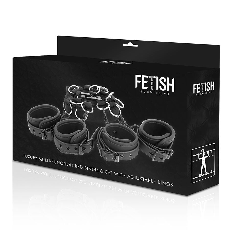 FETISH SUBMISSIVE - NOPRENE LINING BED TIE SET