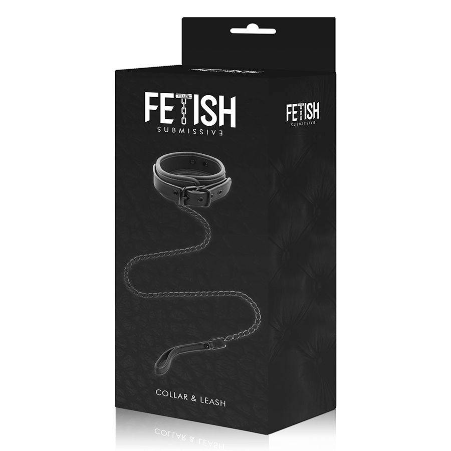 FETISH SUBMISSIVE - COLLANA A CATENA CON FODERA IN NOPRENE - FETISH SUBMISSIVE BONDAGE | Lingerie Harness Boutique