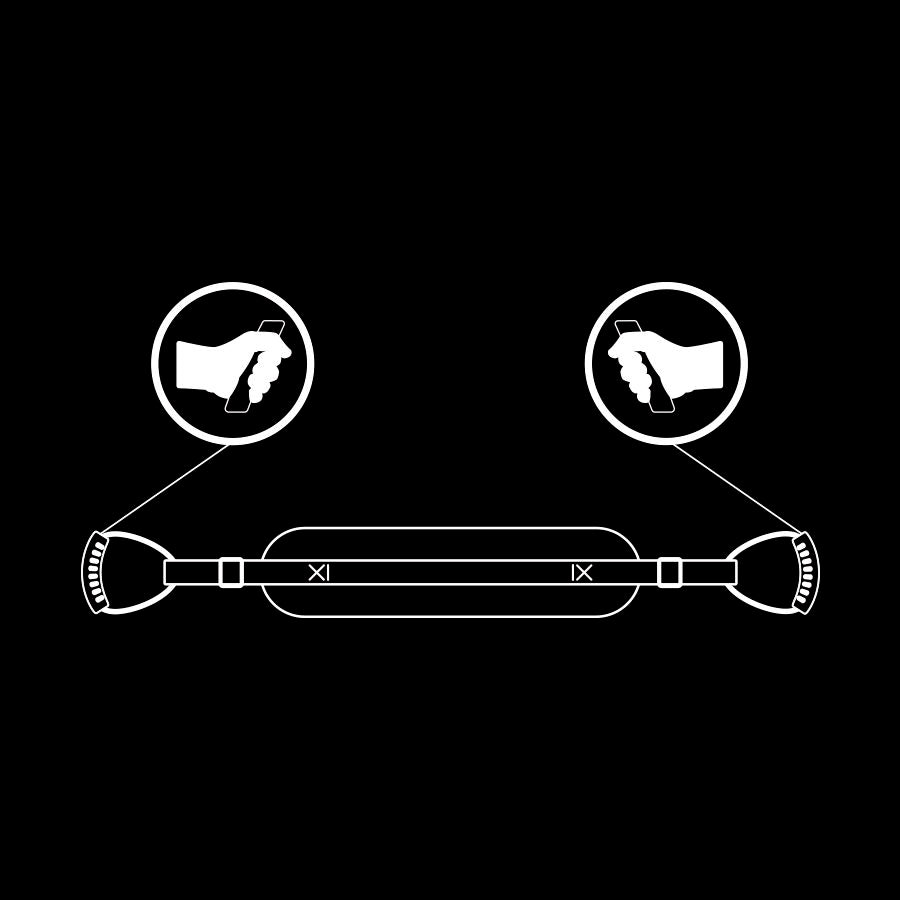 FETISH SUBMISSIVE - PETTORINA DOGGY STYLE CON FODERA IN NOPRENE - FETISH SUBMISSIVE BONDAGE | Lingerie Harness Boutique
