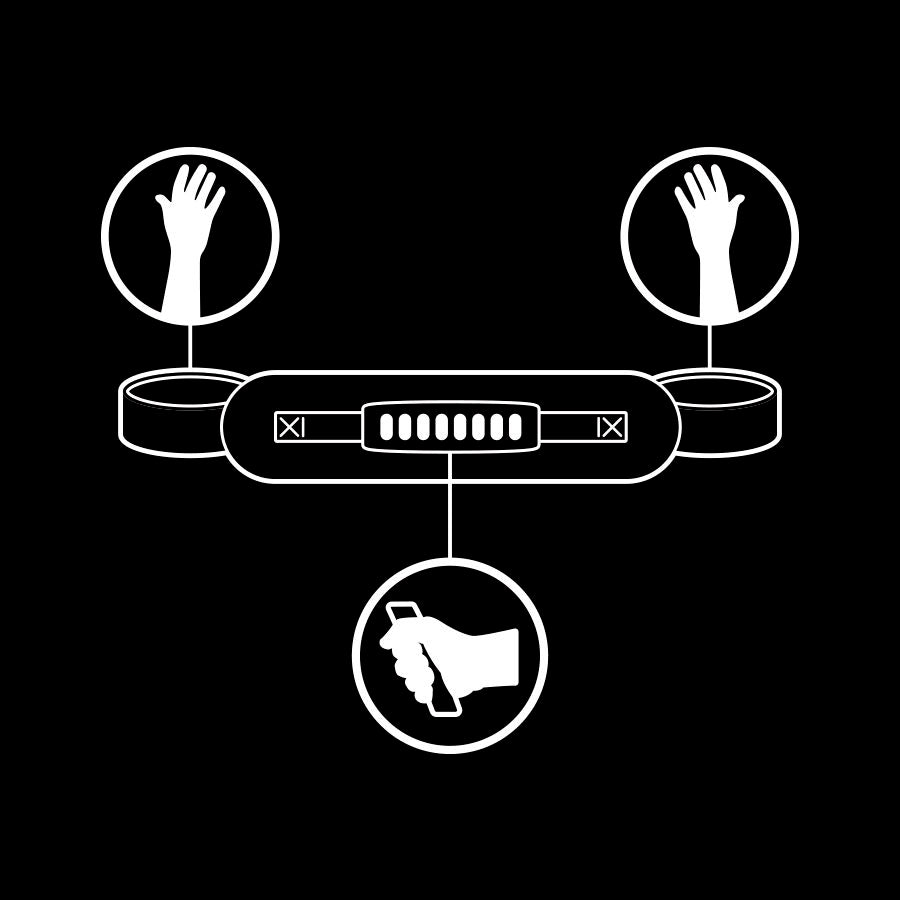 FETISH SUBMISSIVE - MANETTE CON FODERA IN NOPRENE E MANIGLIA - FETISH SUBMISSIVE BONDAGE | Lingerie Harness Boutique