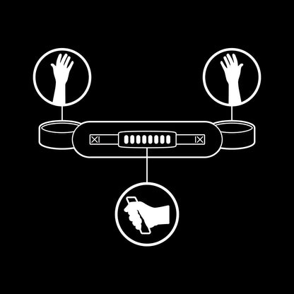 FETISH SUBMISSIVE - MANETTE CON FODERA IN NOPRENE E MANIGLIA - FETISH SUBMISSIVE BONDAGE | Lingerie Harness Boutique