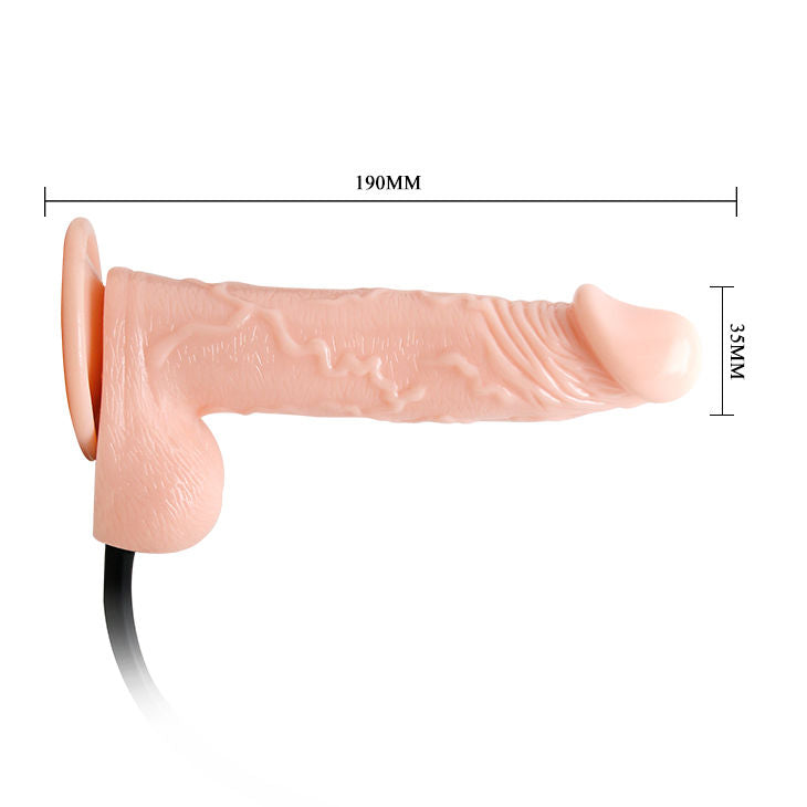 BAILE - DILDO VIBRANTE E GONFIABILE REALISTICO - BAILE | Lingerie Harness Boutique