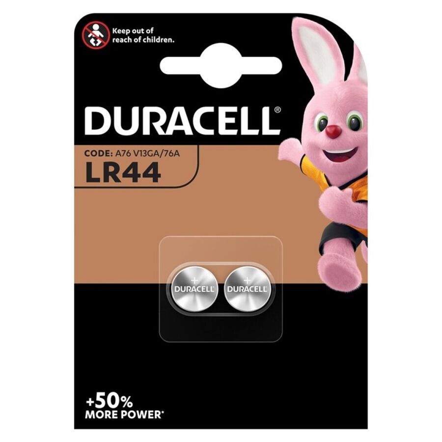 DURACELL - BATTERY - LR44 1.5V 2 UNIT